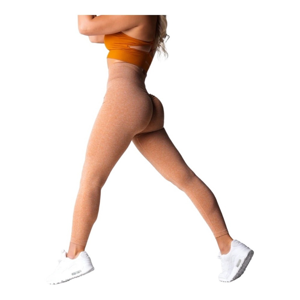 NVGTN High-Waist Leggings in Rust